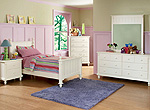 White Bunk Bedroom set HE875