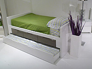 Italian Design Kids Bed with Storage and Trundle