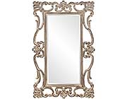 Ornament Designer Mirror in Tuscan Brown HRE 110