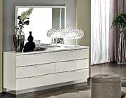 White Platform Bed EF427