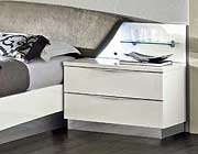 White Platform Bed EF427