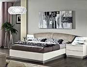 White Platform Bed EF427