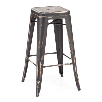 Stylish Bar Stool Z108 in Black Gold