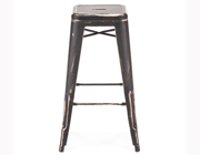 Stylish Bar Stool Z108 in Black Gold