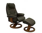 Fjords Admiral Large Ergonomic Recliner by Hjellegjerde