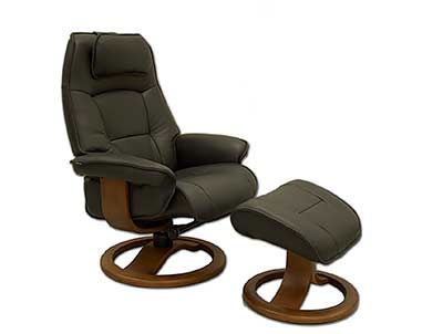 Fjords Admiral Large Ergonomic Recliner by Hjellegjerde