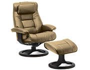 Fjords Mustang Large Ergonomic Recliner by Hjellegjerde