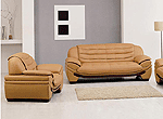 Leather sofa set Callisto