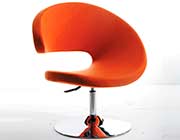 Orange Fabric Lounge Chair VG24o