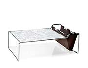 Coffee table with Magazine Holder by Domitalia