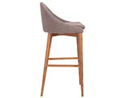 Baruch-B Bar Stool in Light Gray