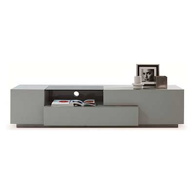 Grey lacquer TV unit SJ015