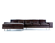 Leather Sectional Sofa Ginus