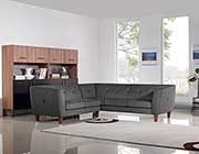 Modern Gray Fabric Sofa DS Wave