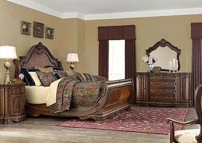 Bella Veneto Sleigh Bed by AICO