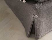 Modern gray fabric bed NJ085