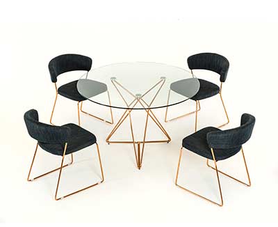 Glass Top Dining table VG 816