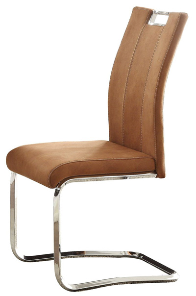 Modern microfiber dining chair