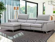 Italian Leather Power Recliner Sectional sofa NJ Saveria