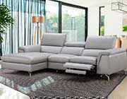 Italian Leather Power Recliner Sectional sofa NJ Saveria