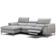 Italian Leather Power Recliner Sectional sofa NJ Saveria