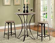 Counter Top Table and Stools set CO006