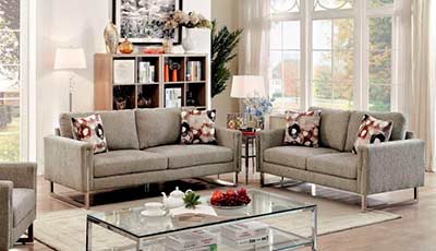 Chenille Fabric Sofa FA855