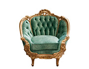 Green Velvet Provincial Sofa 634