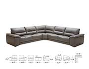 Italian Leather Sofa JM Caterina