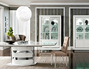 White High Gloss Extendable Dining Table EF Blanca