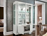 White High Gloss Extendable Dining Table EF Blanca