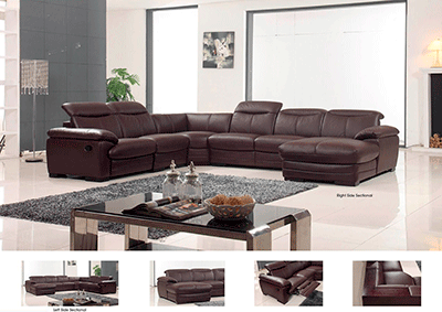 Leather Sectional Sofa EF 146