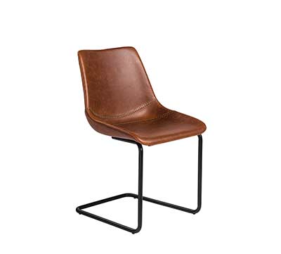 Dark Brown Side Chair Estyle 486