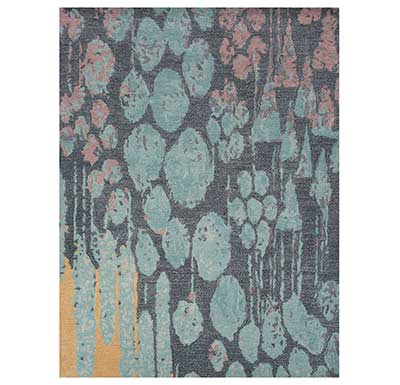 Blue Tones Hand-tufted Wool Rug FR 932