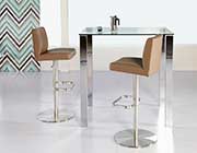 Glass Top Bar table Estyle 704