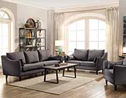 Dark Gray Fabric Sofa CO 111