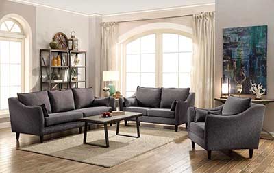 Dark Gray Fabric Sofa CO 111