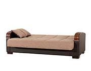 Prada Sofa Full Size Sleeper in Brown