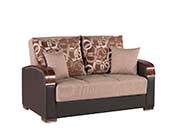Prada Sofa Full Size Sleeper in Brown