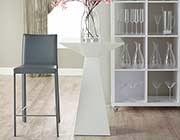 Hasina Leather Bar stool