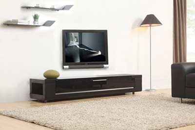 Black Matte TV Stand BM 632