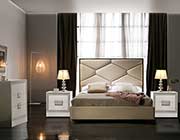 Beige Bed with Storage EF Marina