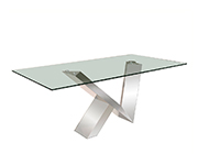 Glass Top Dining Table SH Vern