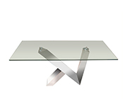 Glass Top Dining Table SH Vern