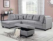 Fabric Sectional Sofa with Ottoman MG 117