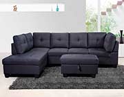 Fabric Sectional Sofa with Ottoman MG 117