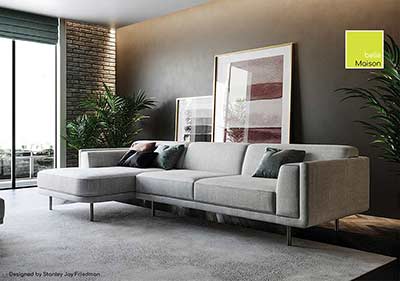 Marjorca sectional sofa by Moroni