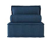 Blue Fabric Modular Sectional Sofa 545