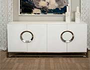 Halo Glass Top Dining Table by AICO