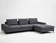 Dark Gray Sectional Sofa VG Charlot